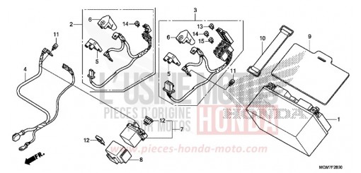 BATTERIE CB600FAD de 2013